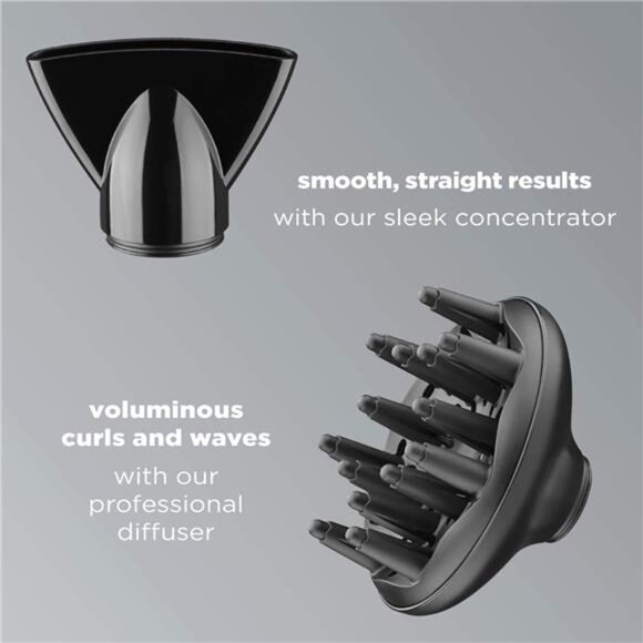 INFINITIPRO BY CONAIR Hair Dryer with Diffuser | AC Motor Pro Hair Dryer with - Picture 13 of 14